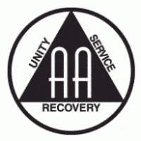 Monterey CA Alcoholics Anonymous unity, service and recovery emblem. 